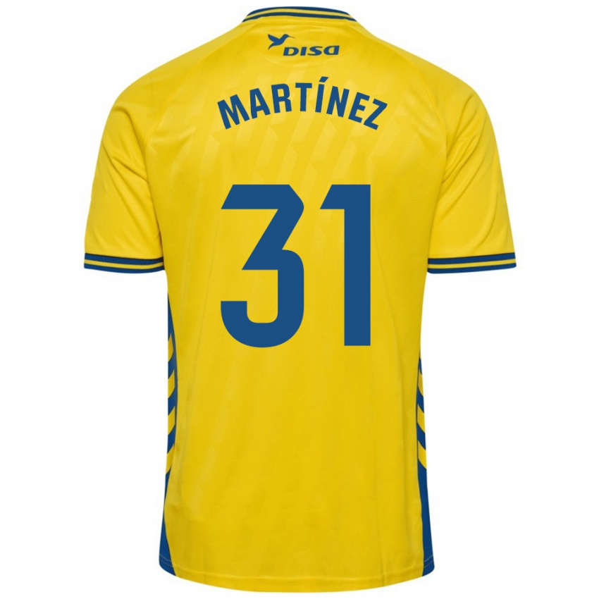נשים Ian Martínez #31 צהוב כחול ג'רזי ביתית 2025/26 חולצה קצרה