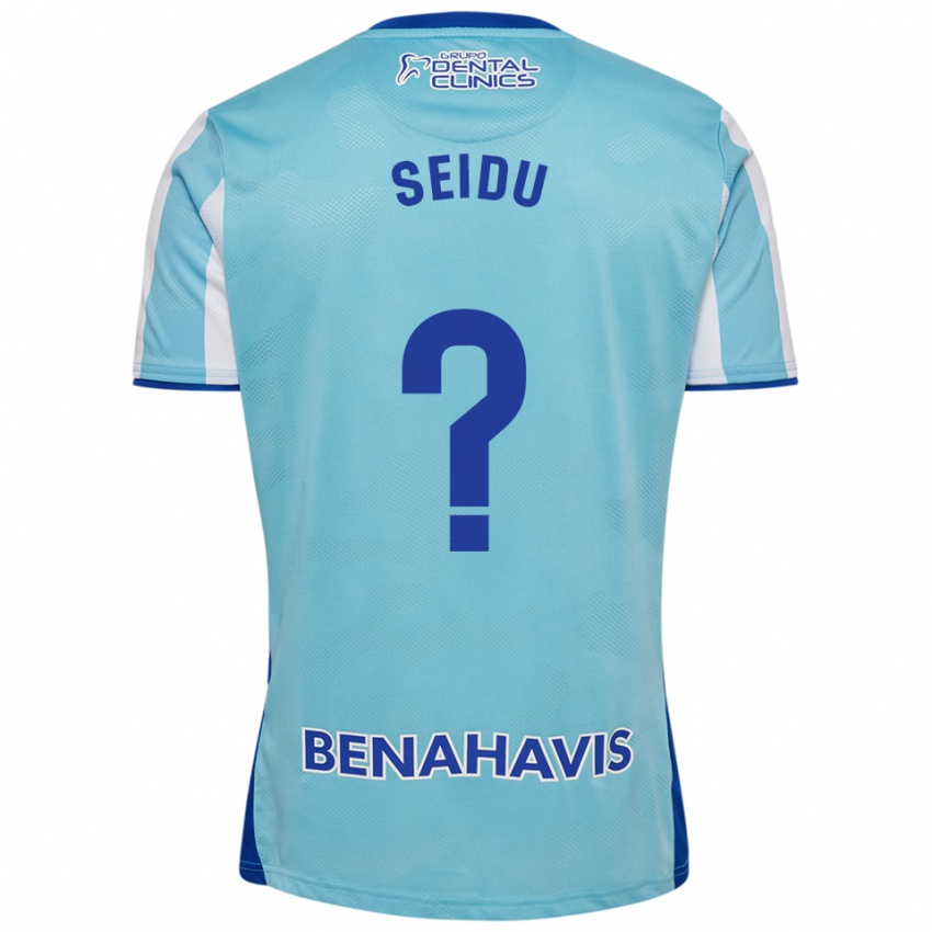 נשים Abubakar Seidu #0 תכלת לבן ג'רזי ביתית 2025/26 חולצה קצרה