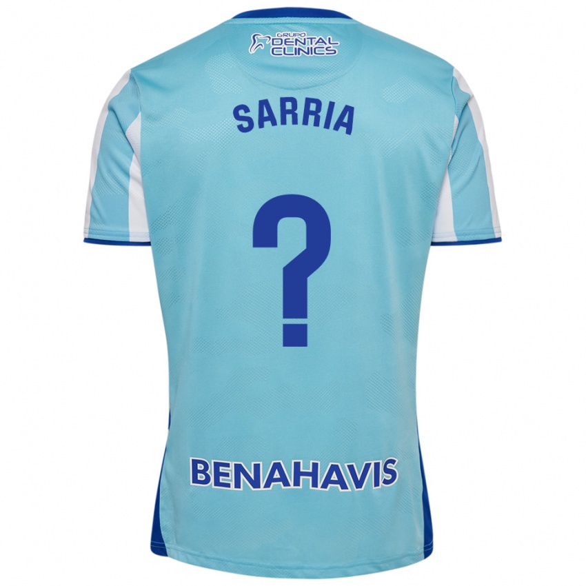 נשים Cristian Sarria #0 תכלת לבן ג'רזי ביתית 2025/26 חולצה קצרה