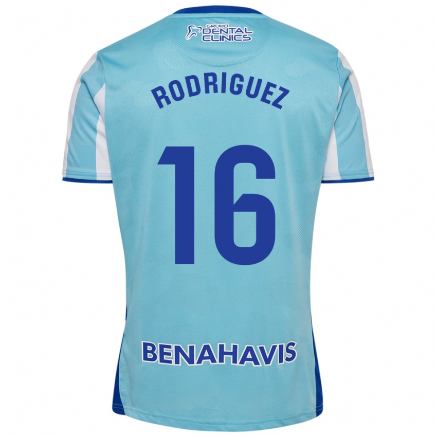 נשים ג׳ינארו רודריגס #16 תכלת לבן ג'רזי ביתית 2025/26 חולצה קצרה