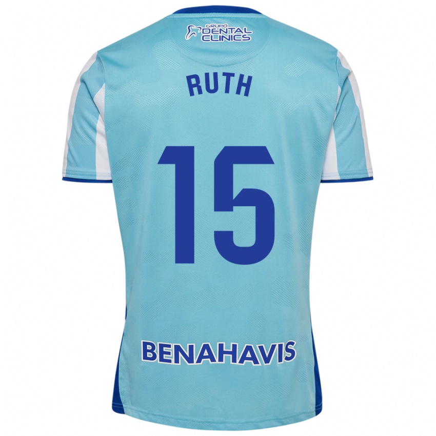 נשים רות #15 תכלת לבן ג'רזי ביתית 2025/26 חולצה קצרה