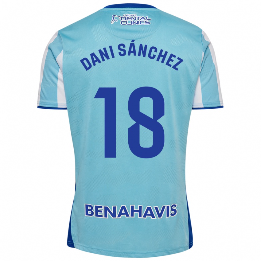 נשים דני סאנצ'ז #18 תכלת לבן ג'רזי ביתית 2025/26 חולצה קצרה