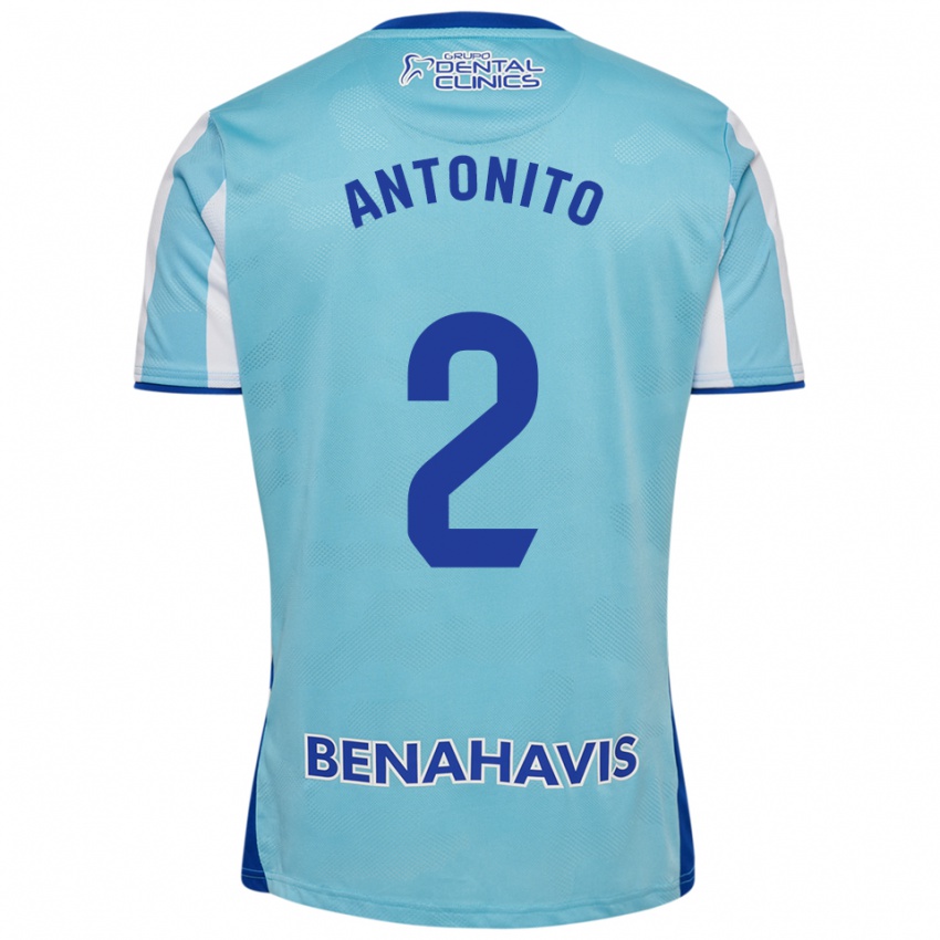 נשים אנטוניטו #2 תכלת לבן ג'רזי ביתית 2025/26 חולצה קצרה