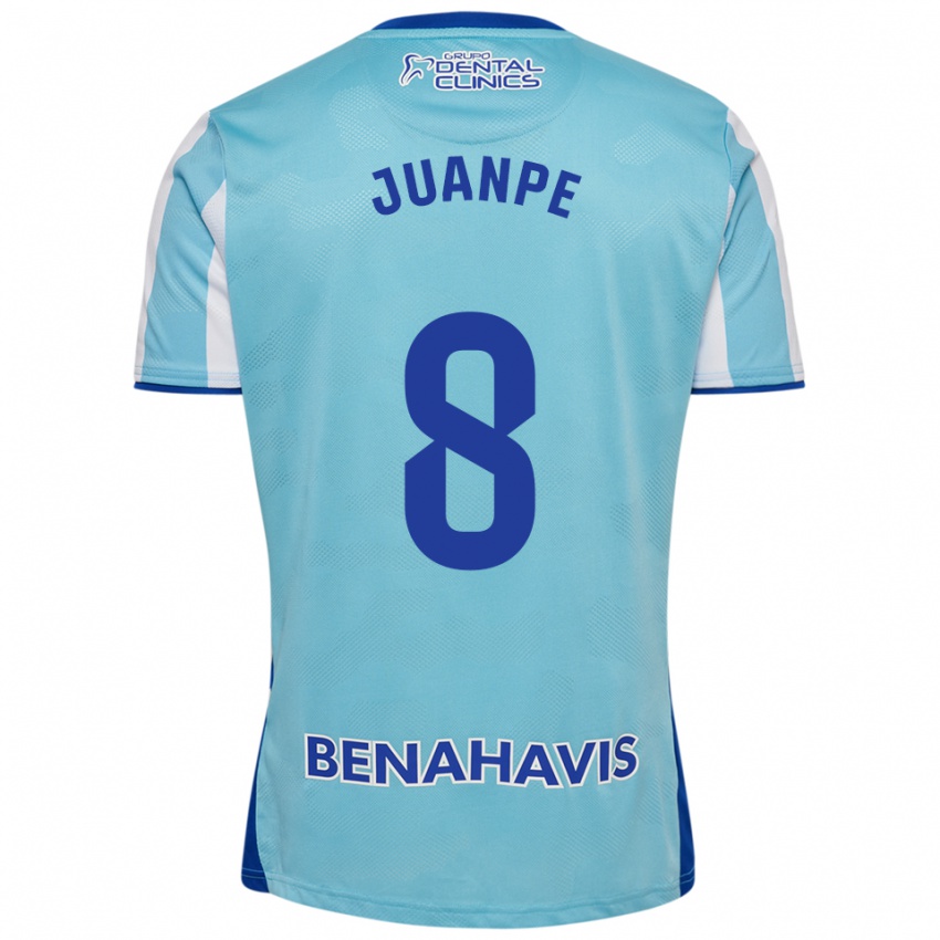 נשים חואנפה #8 תכלת לבן ג'רזי ביתית 2025/26 חולצה קצרה