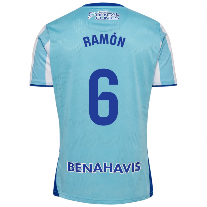 נשים רמון אנריקס #6 תכלת לבן ג'רזי ביתית 2025/26 חולצה קצרה