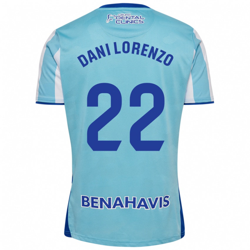 נשים דני לורנסו #22 תכלת לבן ג'רזי ביתית 2025/26 חולצה קצרה