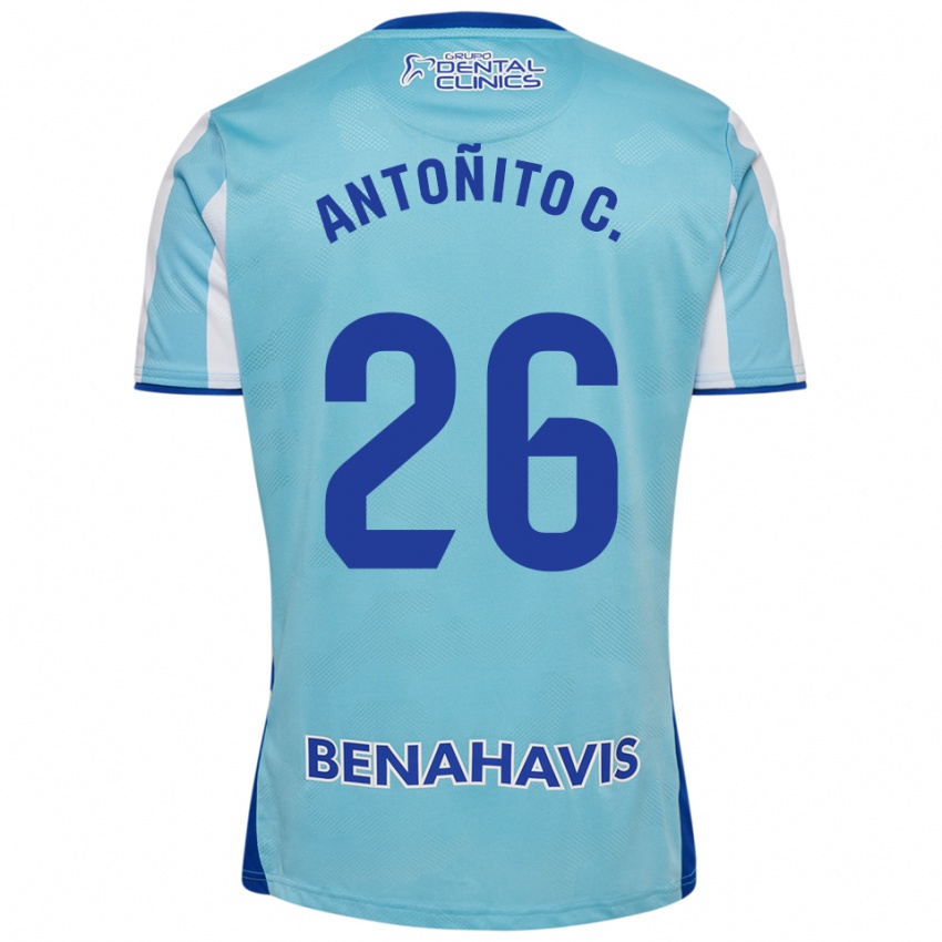 נשים אנטוניו קורדרו #26 תכלת לבן ג'רזי ביתית 2025/26 חולצה קצרה