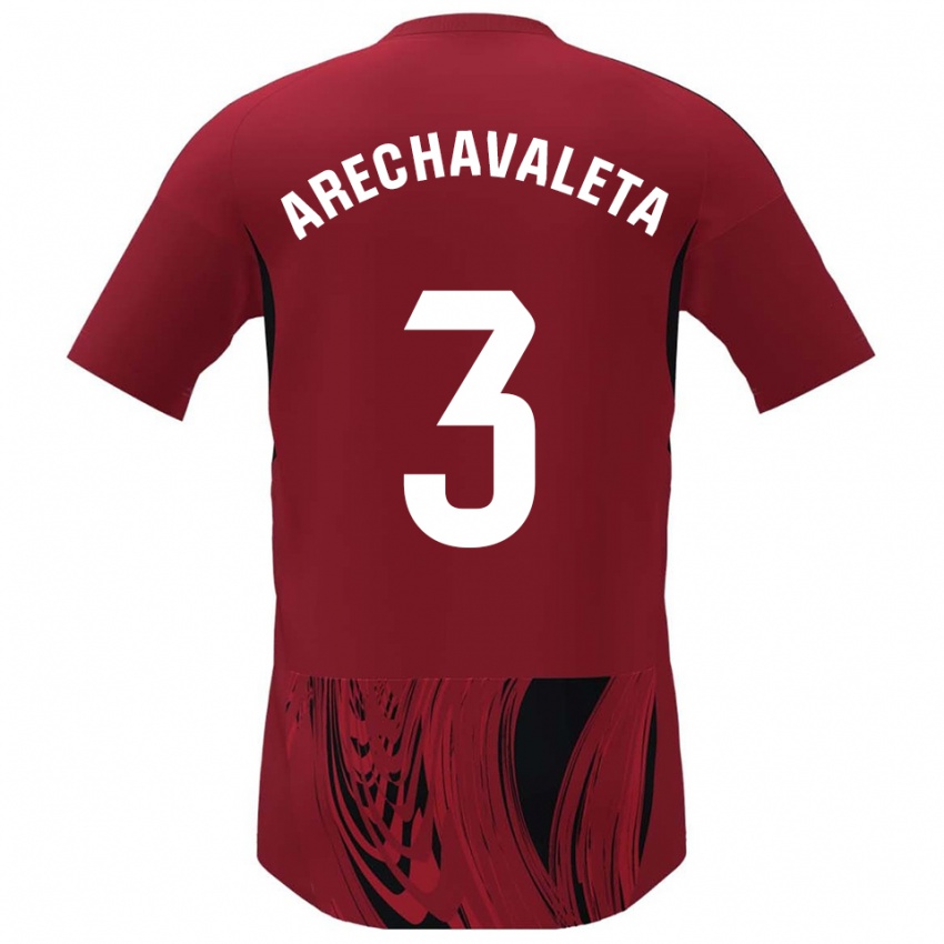 נשים חורחה ארצ׳באלטה צ׳ורדיה #3 אדום שחור ג'רזי ביתית 2025/26 חולצה קצרה