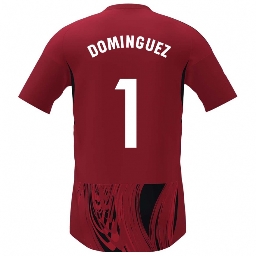 נשים יאגו דומינגז רודריגס #1 אדום שחור ג'רזי ביתית 2025/26 חולצה קצרה