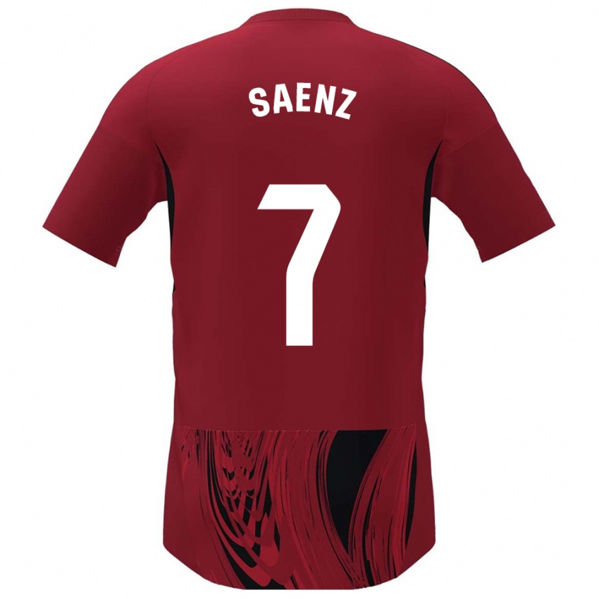 נשים ראול סאנס אספרזה #7 אדום שחור ג'רזי ביתית 2025/26 חולצה קצרה