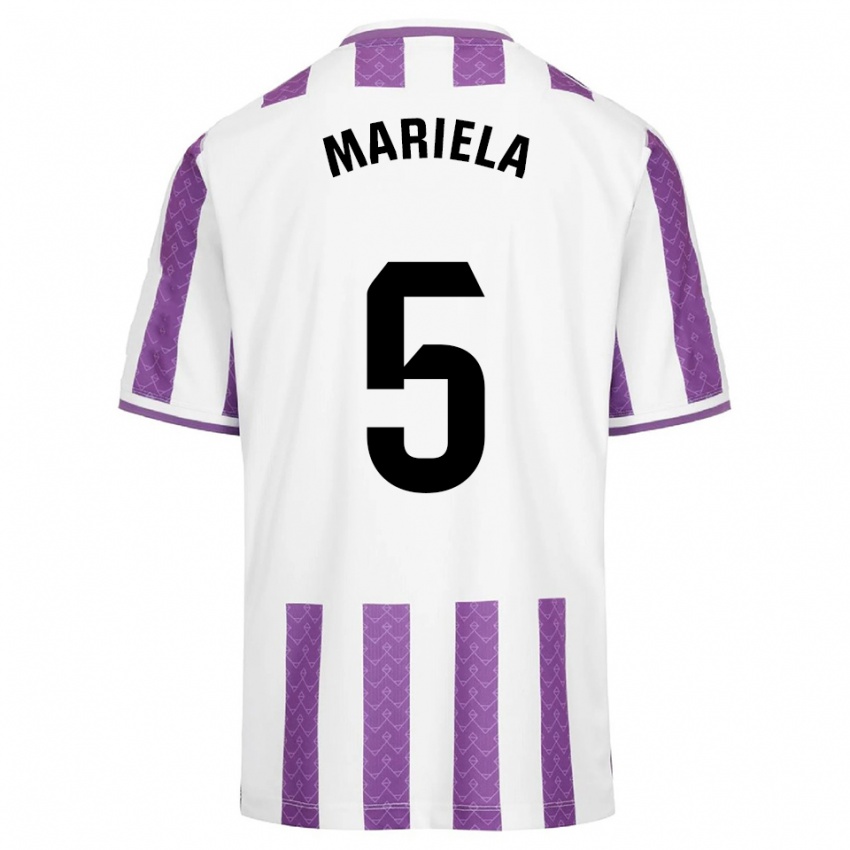 נשים Mariela Conde Gomez #5 סגול לבן ג'רזי ביתית 2025/26 חולצה קצרה