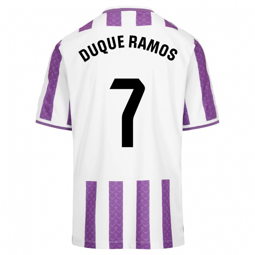 נשים Carmen Duque Ramos #7 סגול לבן ג'רזי ביתית 2025/26 חולצה קצרה