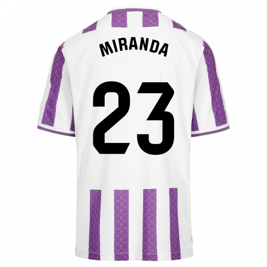 נשים João Miranda #23 סגול לבן ג'רזי ביתית 2025/26 חולצה קצרה