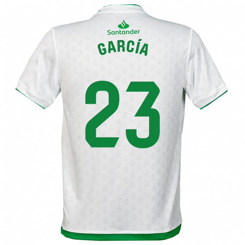 נשים Mario García #23 ירוק לבן ג'רזי ביתית 2025/26 חולצה קצרה