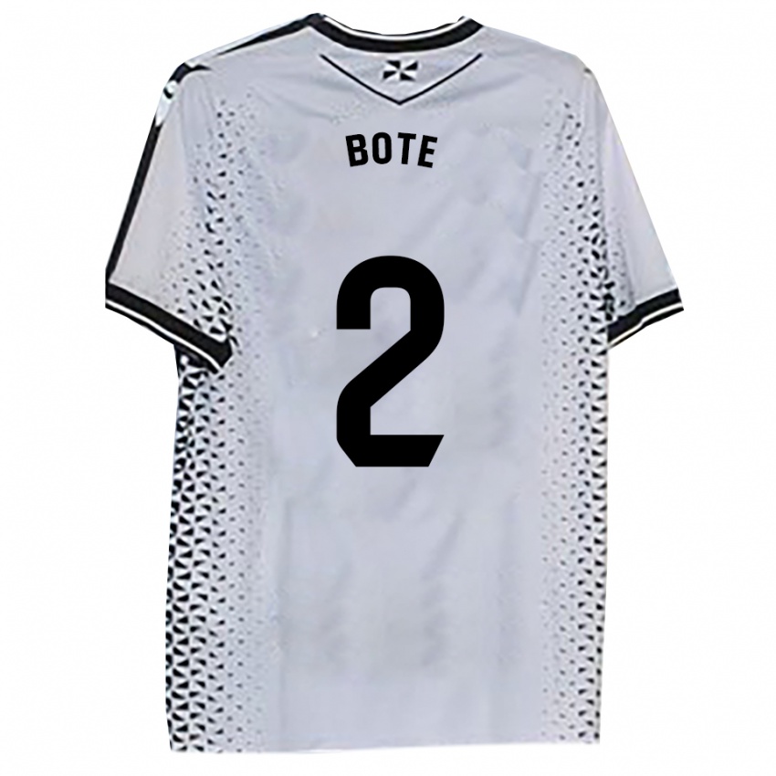 נשים חורחה בוטה ארויו #2 לבן שחור ג'רזי ביתית 2025/26 חולצה קצרה