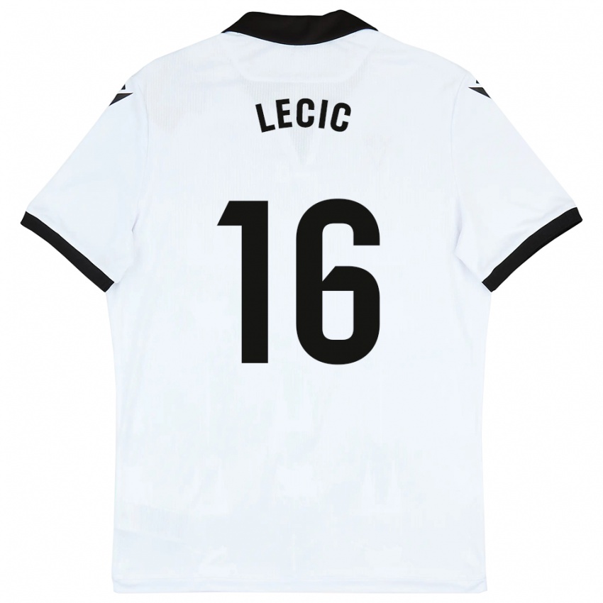 נשים לוקה לציץ׳ #16 לבן שחור ג'רזי ביתית 2025/26 חולצה קצרה