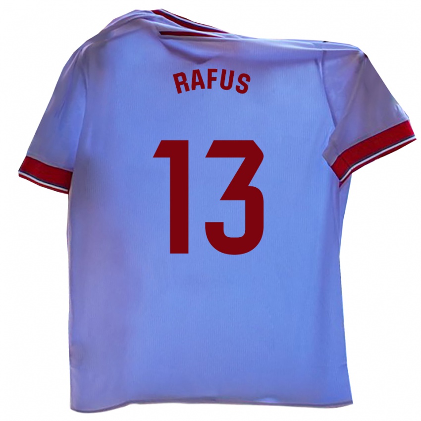 נשים ארנאו ראפוס #13 לבן אדום ג'רזי ביתית 2025/26 חולצה קצרה