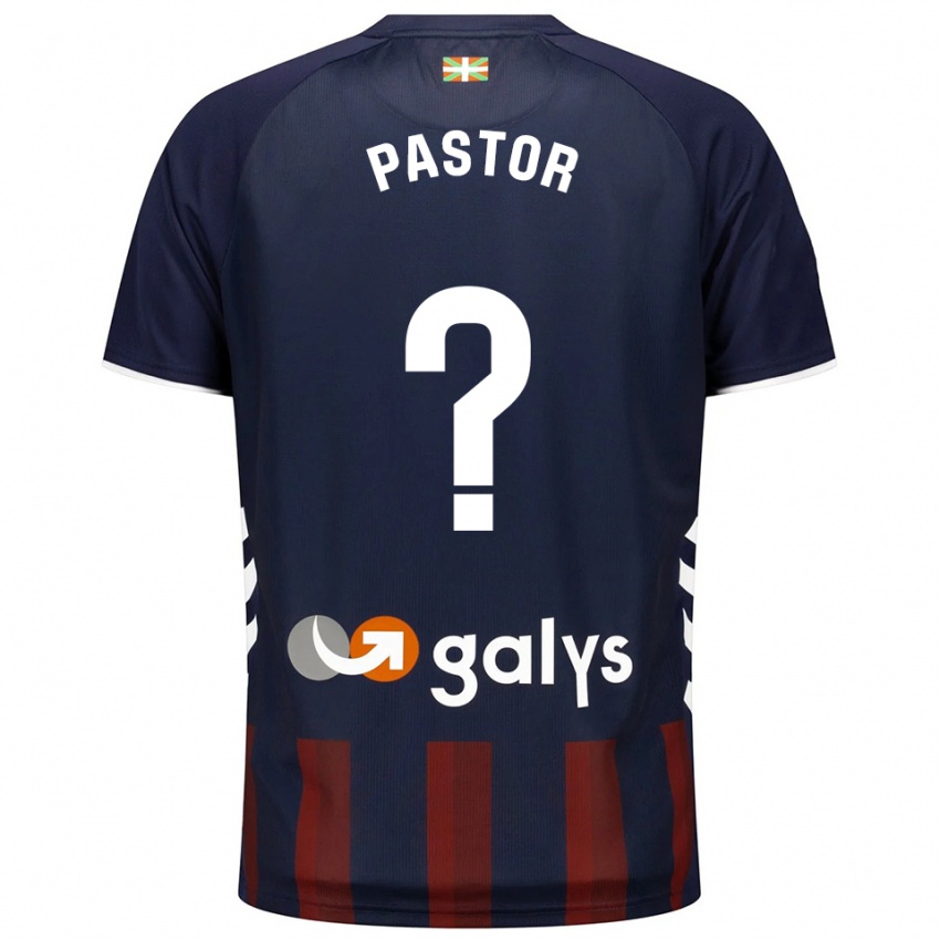 נשים Xavier Pastor #0 כחול נייבי אדום ג'רזי ביתית 2025/26 חולצה קצרה