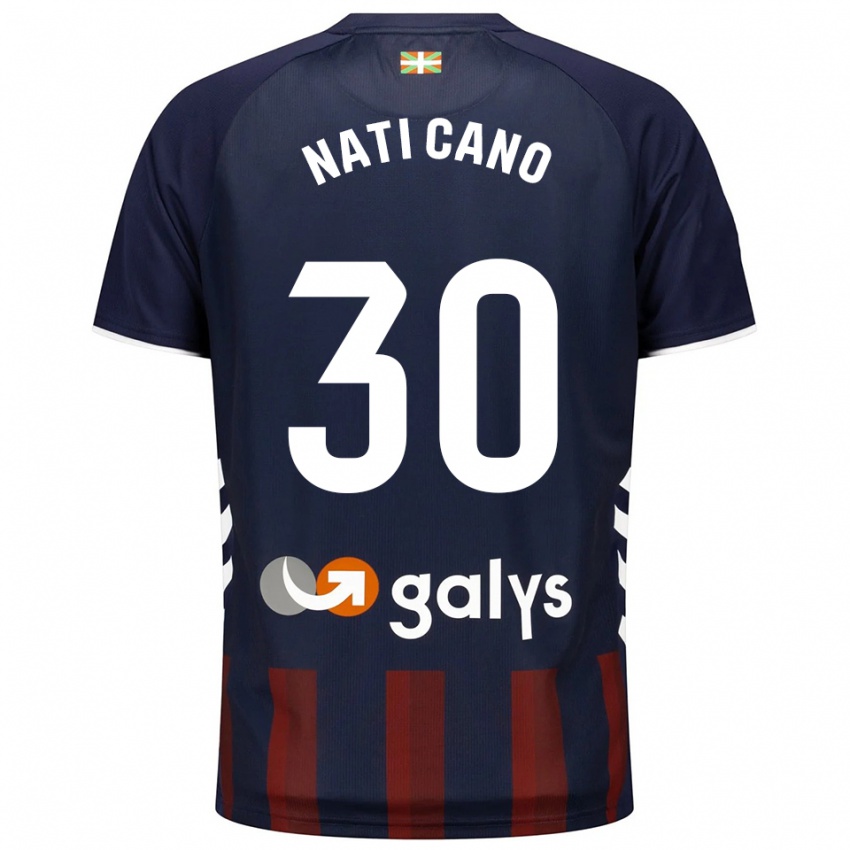 נשים Natividad Cano Cabello #30 כחול נייבי אדום ג'רזי ביתית 2025/26 חולצה קצרה
