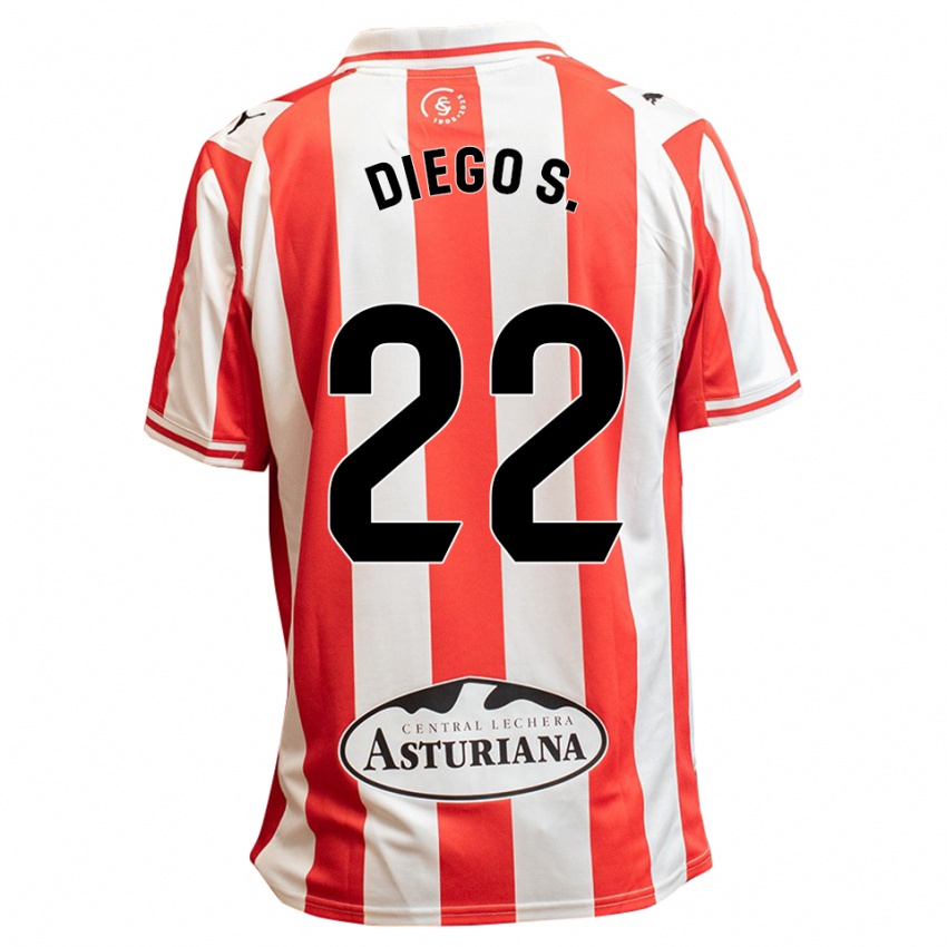 נשים Diego Sánchez #22 לבן אדום ג'רזי ביתית 2025/26 חולצה קצרה