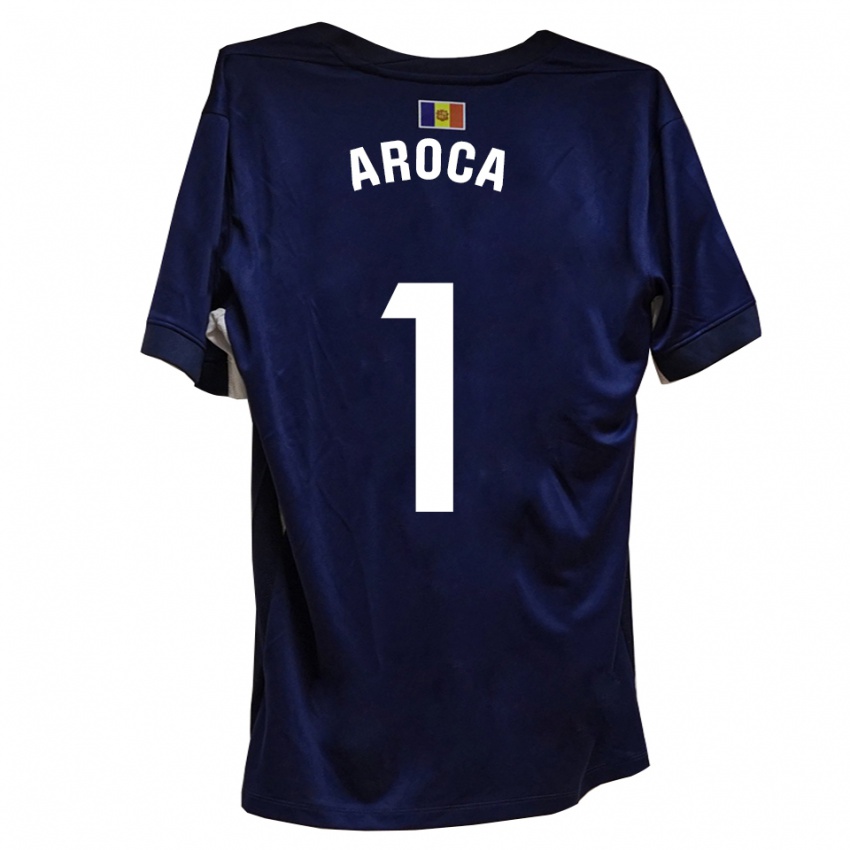 נשים Víctor Aroca #1 כחול לבן ג'רזי ביתית 2025/26 חולצה קצרה