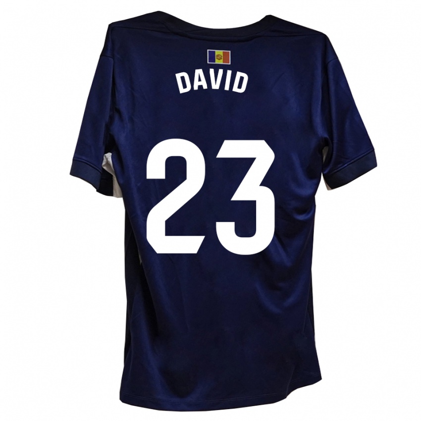 נשים David De La Fuente #23 כחול לבן ג'רזי ביתית 2025/26 חולצה קצרה