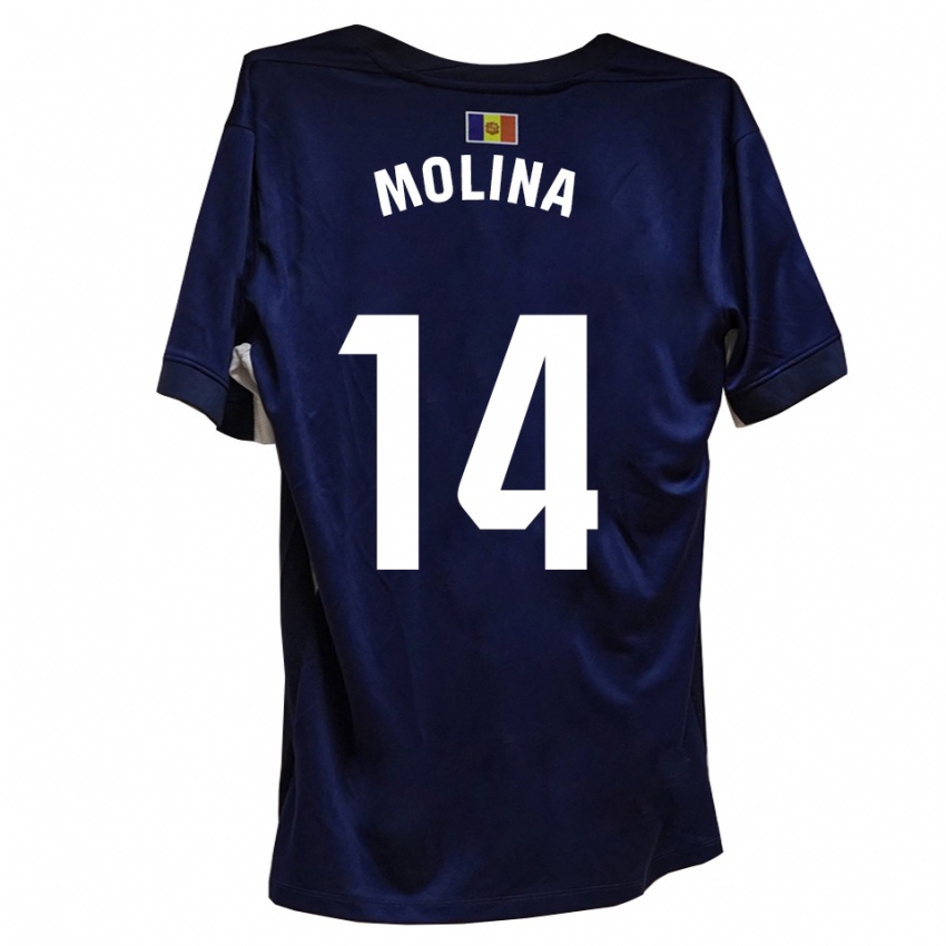 נשים Sergio Molina #14 כחול לבן ג'רזי ביתית 2025/26 חולצה קצרה