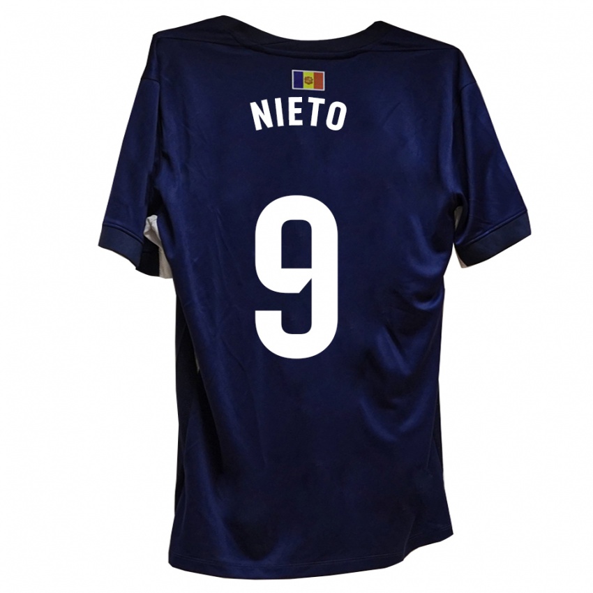 נשים מאנו נייטו #9 כחול לבן ג'רזי ביתית 2025/26 חולצה קצרה