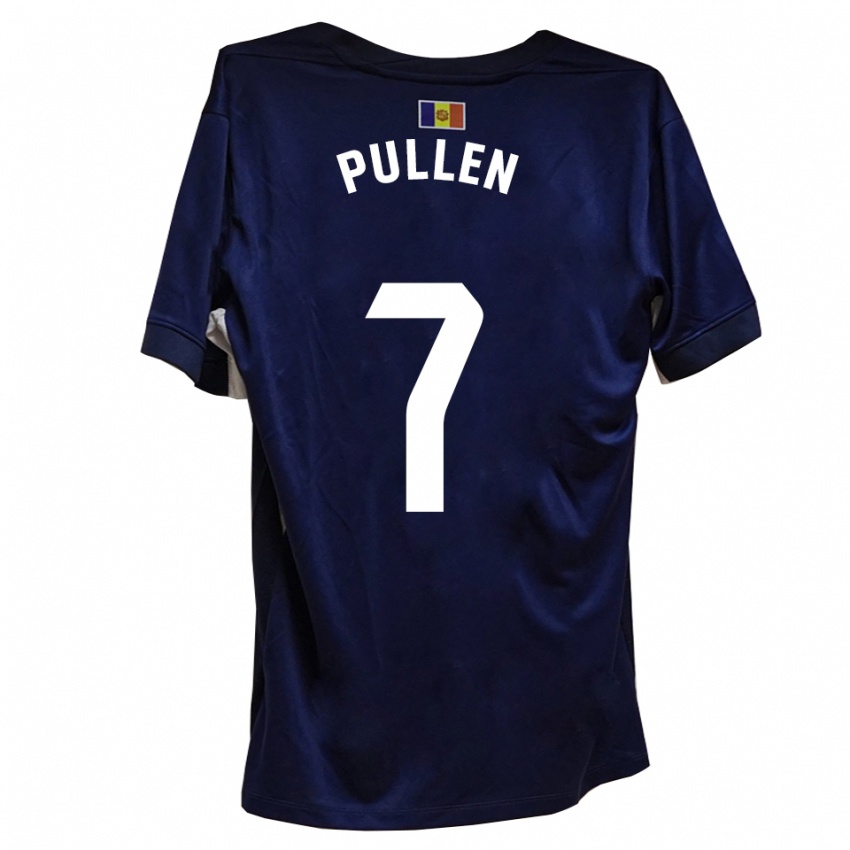 נשים Luke Pullen #7 כחול לבן ג'רזי ביתית 2025/26 חולצה קצרה