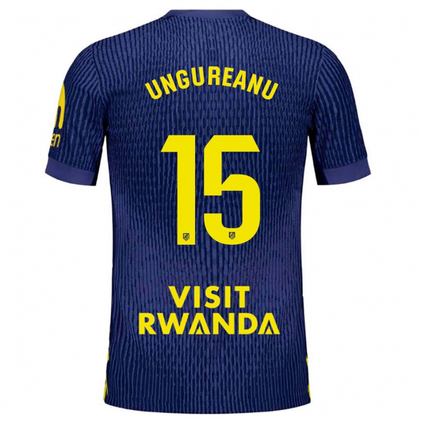 נשים בוגדן אונגוריאנו #15 כחול נייבי צהוב הרחק ג'רזי 2025/26 חולצה קצרה