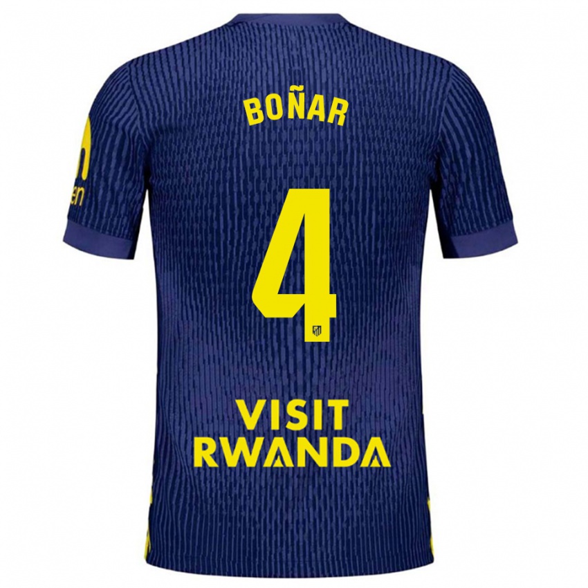 נשים חביאר בונאר #4 כחול נייבי צהוב הרחק ג'רזי 2025/26 חולצה קצרה