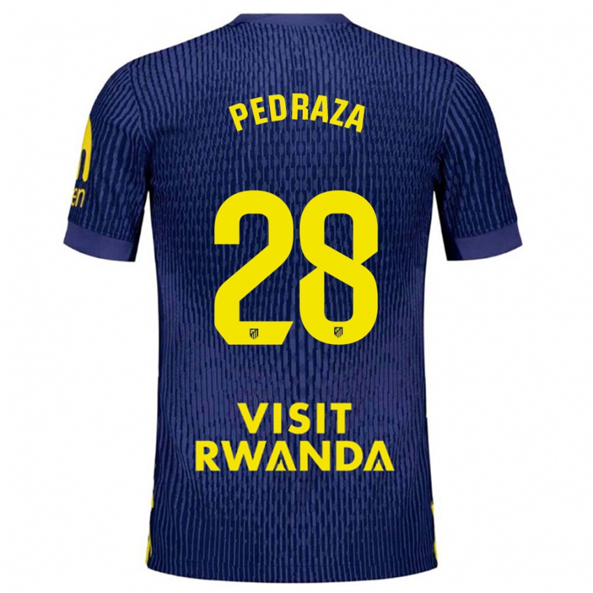 נשים אלפרדו פדראסה #28 כחול נייבי צהוב הרחק ג'רזי 2025/26 חולצה קצרה