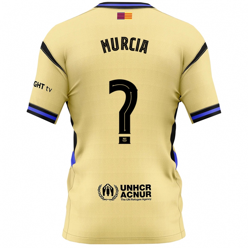 נשים Madou Murcia #0 צהוב שחור הרחק ג'רזי 2025/26 חולצה קצרה
