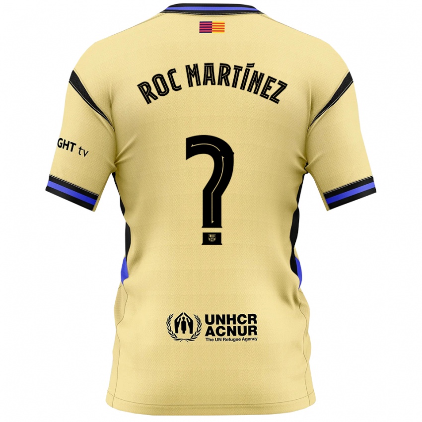נשים Roc Martínez #0 צהוב שחור הרחק ג'רזי 2025/26 חולצה קצרה