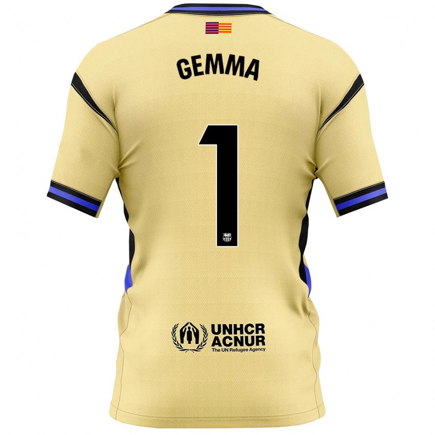 נשים גופן ג'מה #1 צהוב שחור הרחק ג'רזי 2025/26 חולצה קצרה