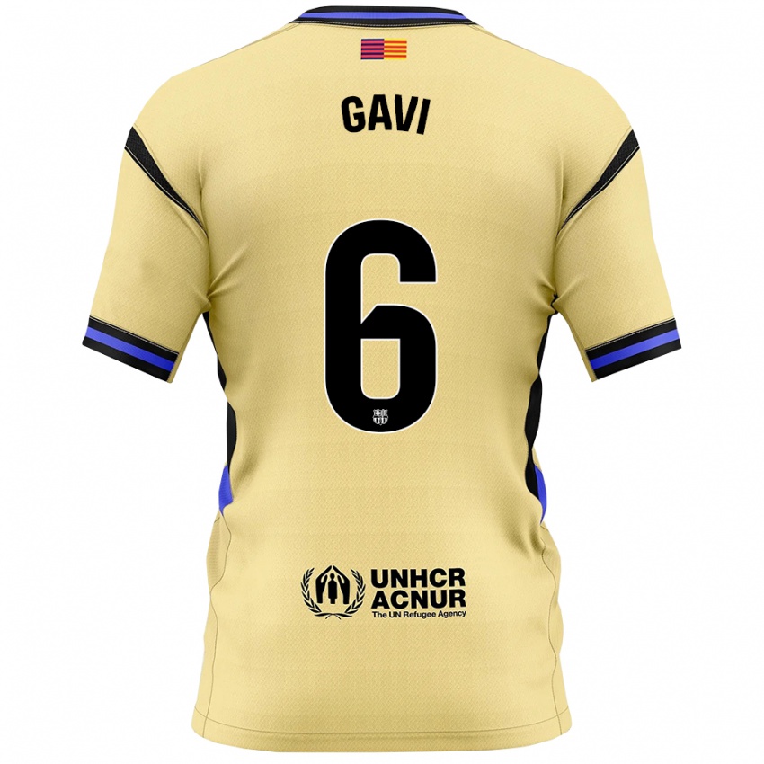 נשים גבי #6 צהוב שחור הרחק ג'רזי 2025/26 חולצה קצרה