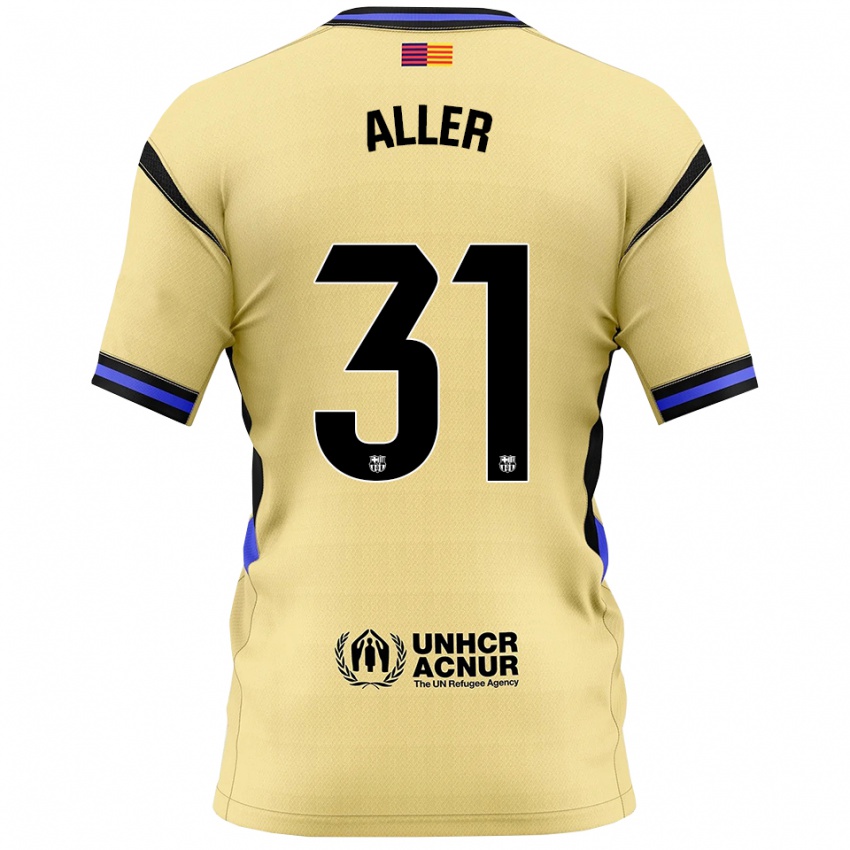 נשים Eder Aller #31 צהוב שחור הרחק ג'רזי 2025/26 חולצה קצרה