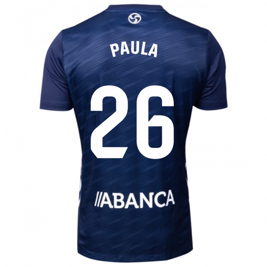 נשים Paula Rodríguez #26 כחול נייבי לבן הרחק ג'רזי 2025/26 חולצה קצרה