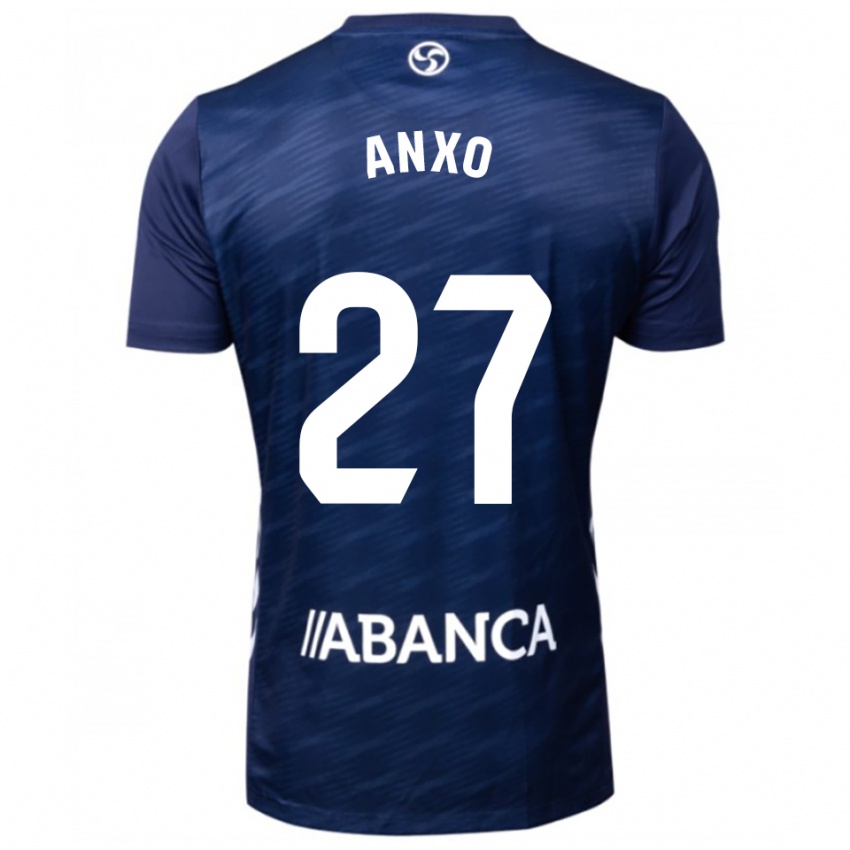 נשים Anxo Rodríguez #27 כחול נייבי לבן הרחק ג'רזי 2025/26 חולצה קצרה