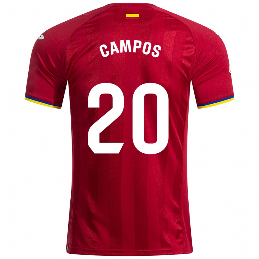 נשים Álex Campos #20 אדום צהוב כחול הרחק ג'רזי 2025/26 חולצה קצרה