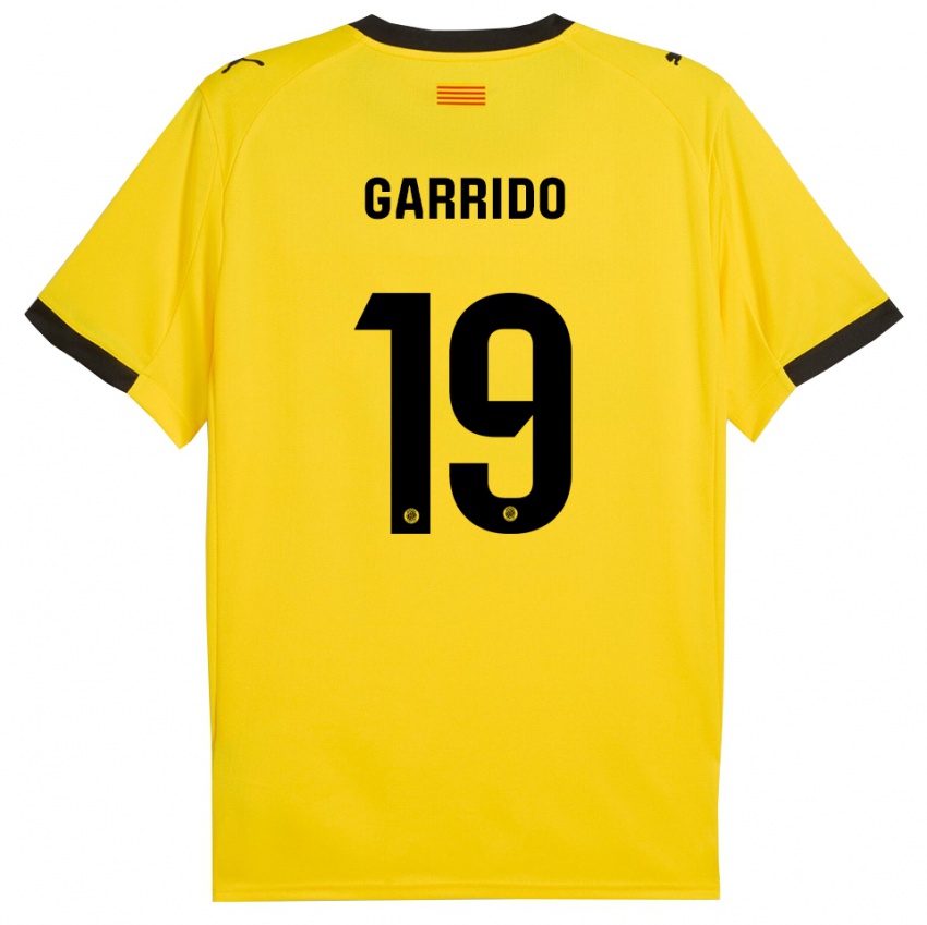 נשים קרלס גארידו ביוסקה #19 צהוב שחור הרחק ג'רזי 2025/26 חולצה קצרה