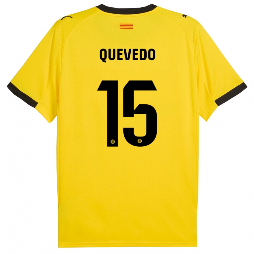 נשים אריק קובדו #15 צהוב שחור הרחק ג'רזי 2025/26 חולצה קצרה