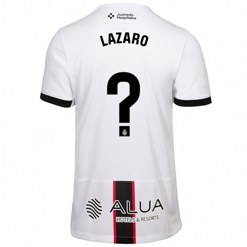 נשים ויקטור לזרוס #0 לבן שחור הרחק ג'רזי 2025/26 חולצה קצרה