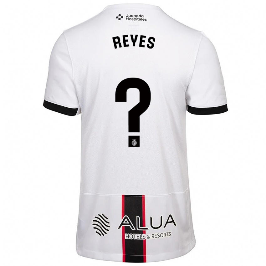 נשים בורגה רייס #0 לבן שחור הרחק ג'רזי 2025/26 חולצה קצרה