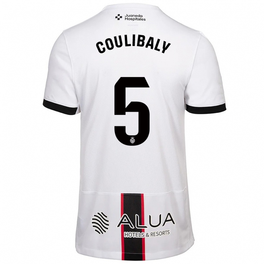 נשים הביב אנאס קוליבאלי #5 לבן שחור הרחק ג'רזי 2025/26 חולצה קצרה