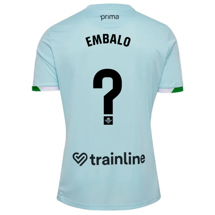 נשים Fabián Embalo #0 תכלת ירוק הרחק ג'רזי 2025/26 חולצה קצרה