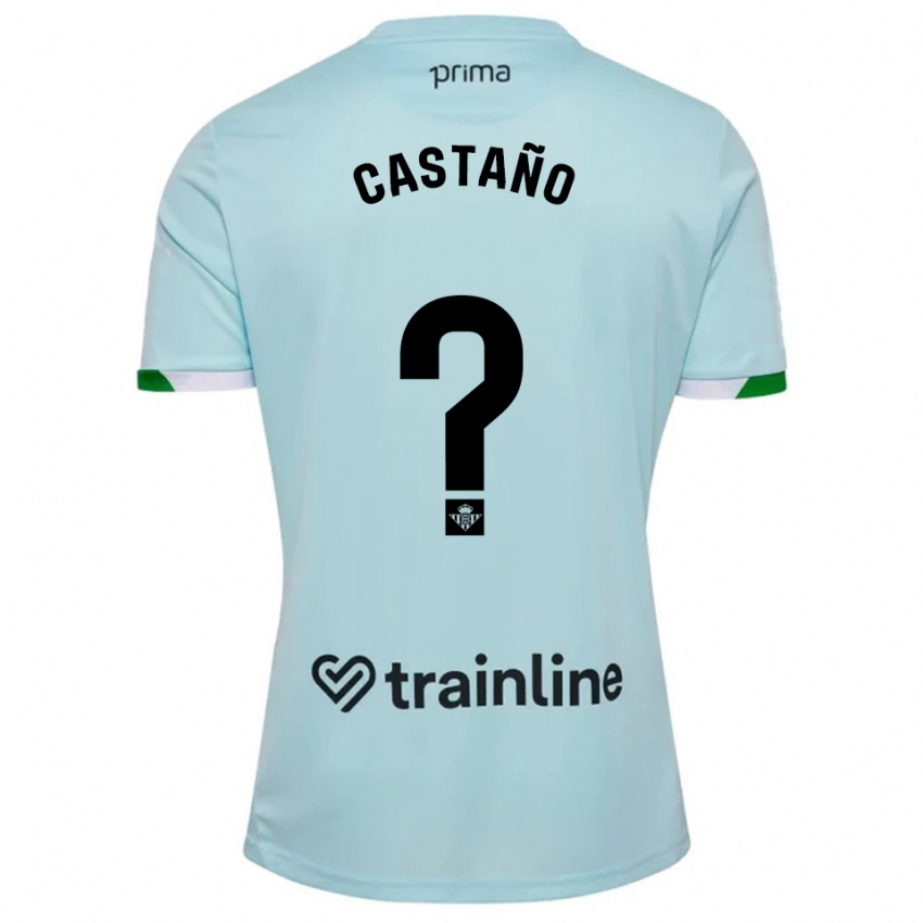 נשים Jesús Castaño #0 תכלת ירוק הרחק ג'רזי 2025/26 חולצה קצרה