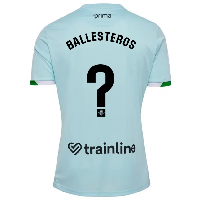 נשים גונזלו בלסטרוס #0 תכלת ירוק הרחק ג'רזי 2025/26 חולצה קצרה