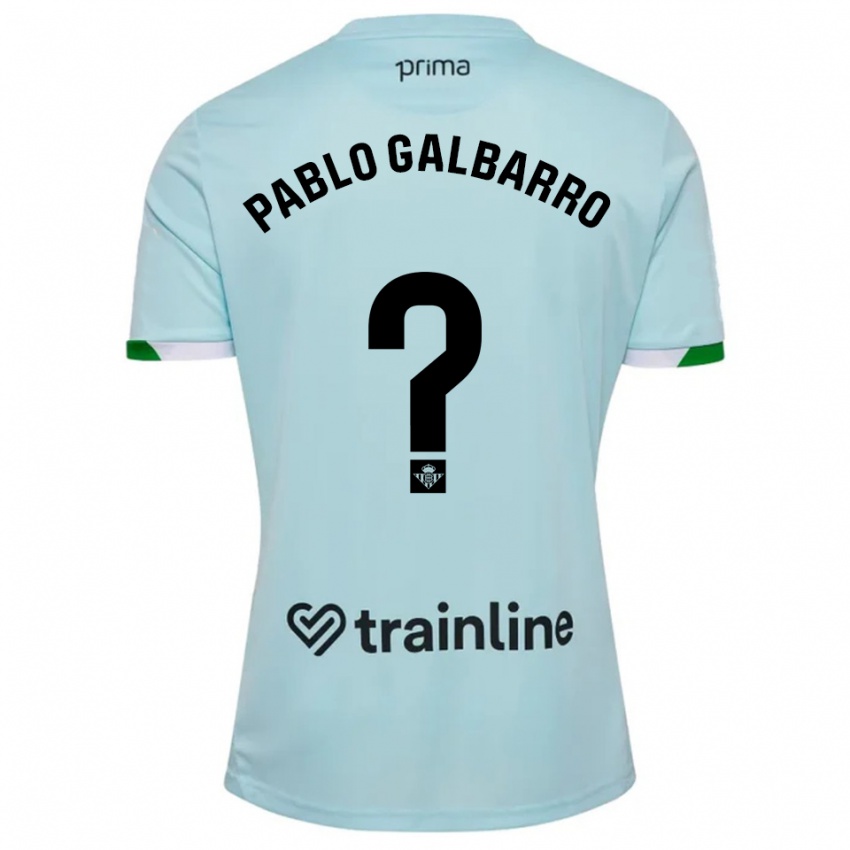 נשים Juan Pablo Galbarro #0 תכלת ירוק הרחק ג'רזי 2025/26 חולצה קצרה