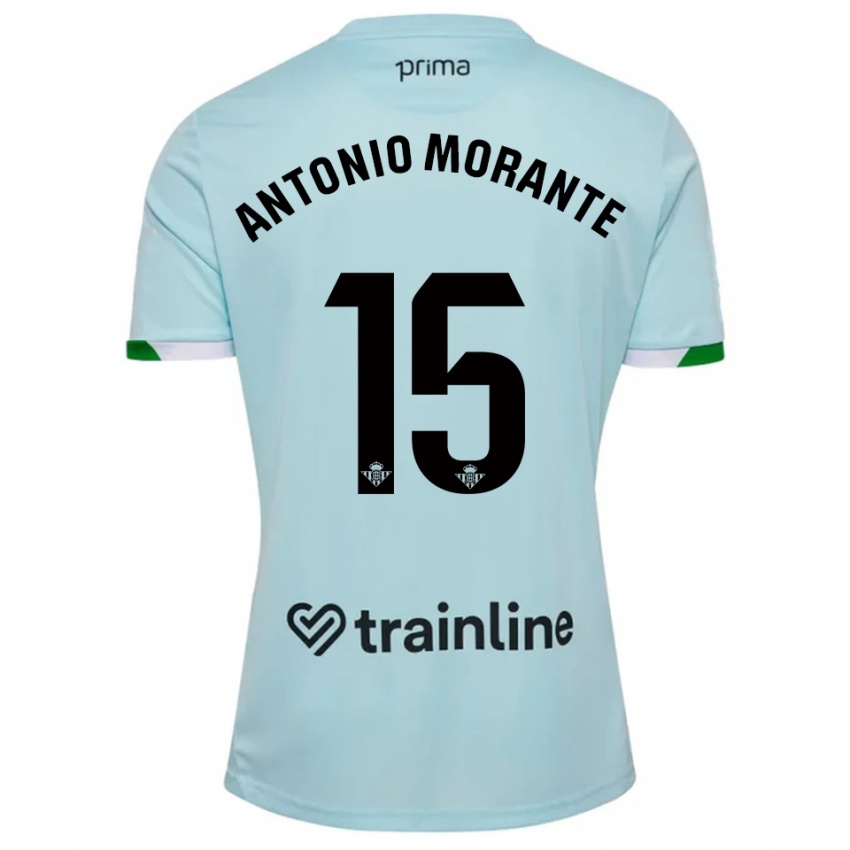 נשים José Antonio Morante #15 תכלת ירוק הרחק ג'רזי 2025/26 חולצה קצרה